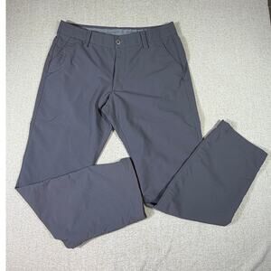 Under Armour Men Gray 36x32 Match Play Golf Pants Performance Stretch Athletic